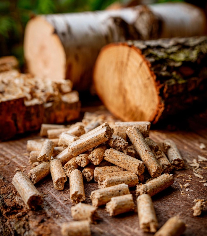 Granulés de bois et bûches, combustibles naturels pour chauffage performant – Établissements Bottarel Hervé & Fils